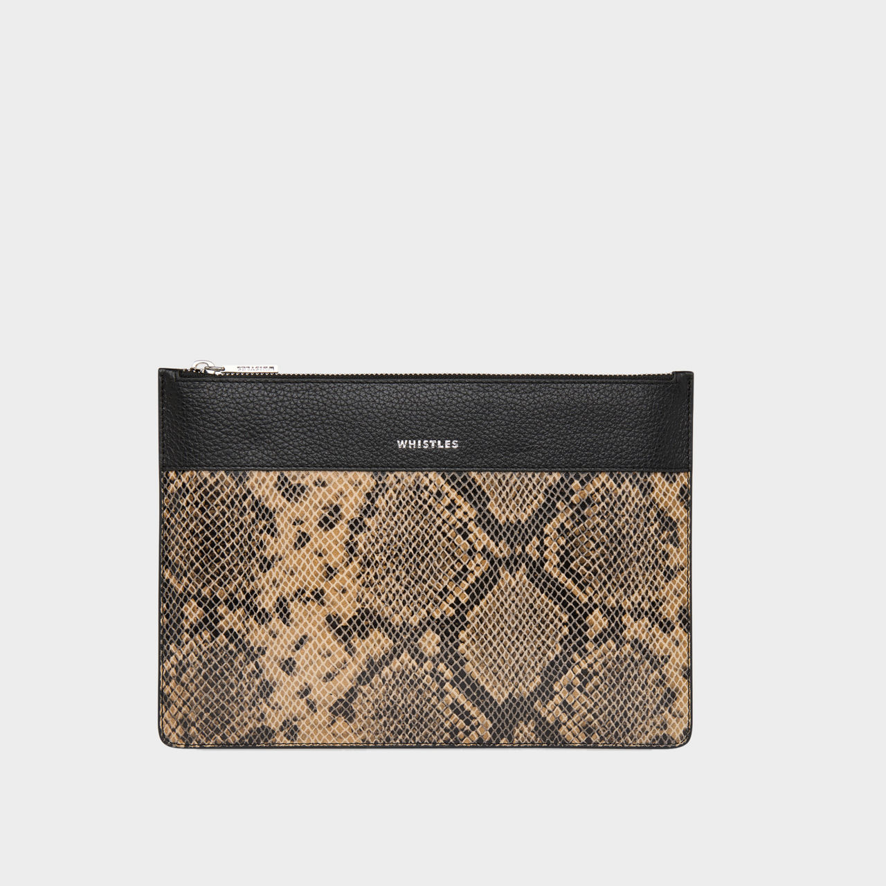 Una Snake Panel Pouch