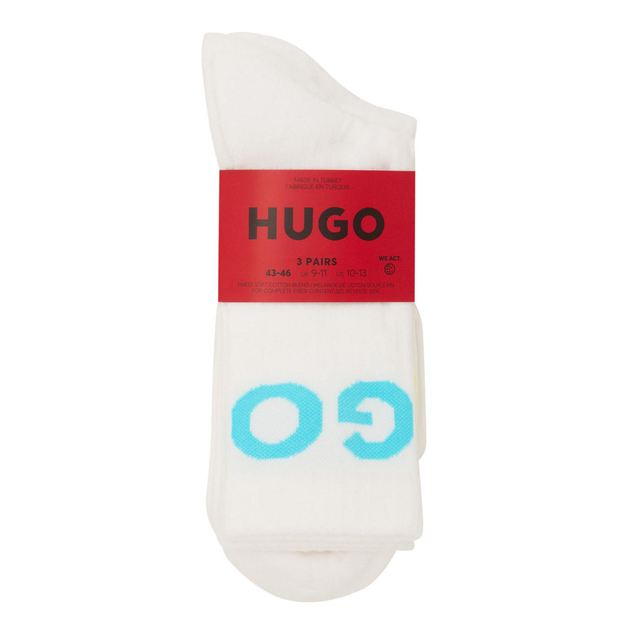Three-Pack Iconic Logo Socks Three-Pack Iconic Logo Socks