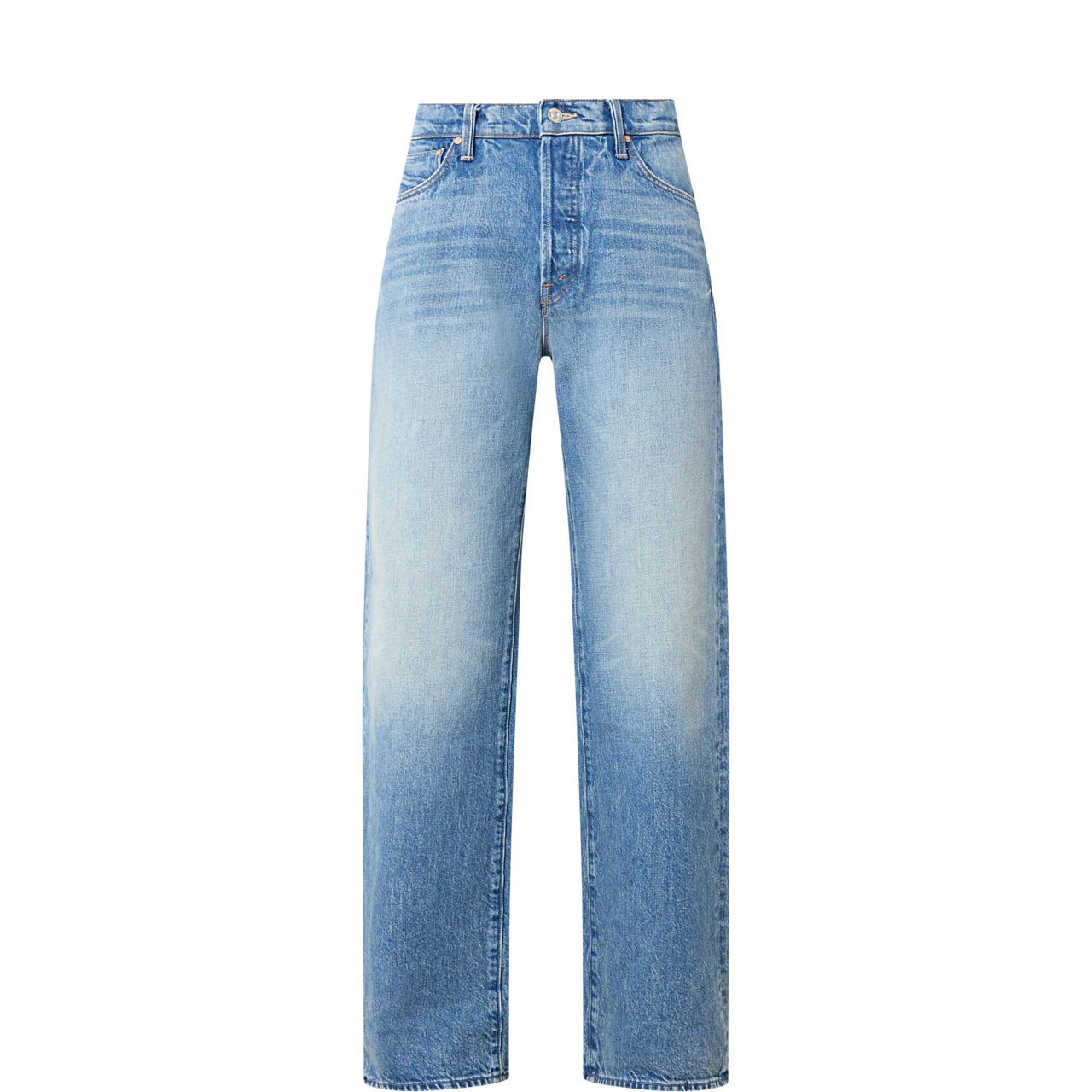 The Dodger Button Sneak Straight Leg Jeans