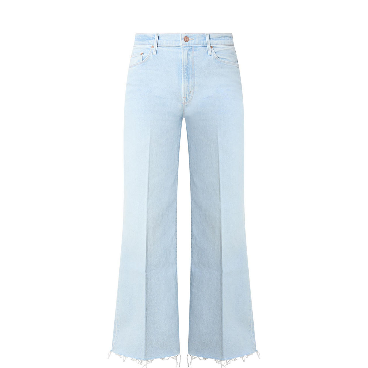 The Twister Ankle Fray High-Rise Wide Leg Jeans
