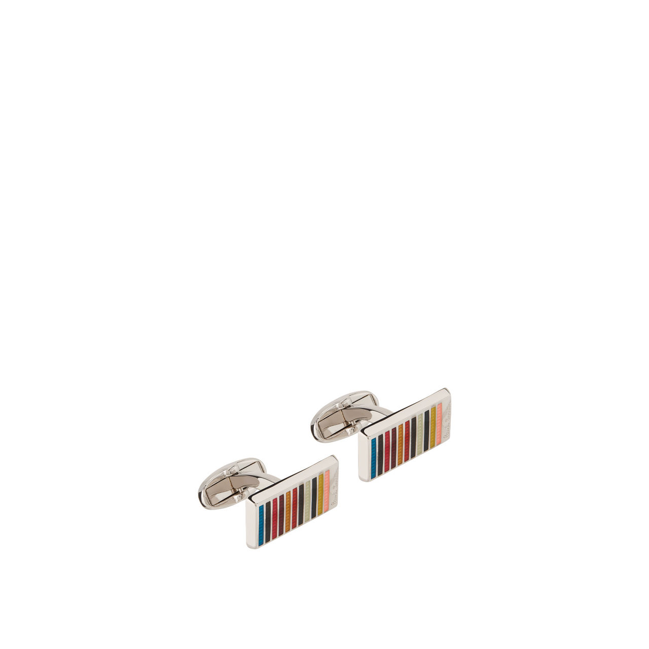 Signature Stripe Edge Circular Cufflinks