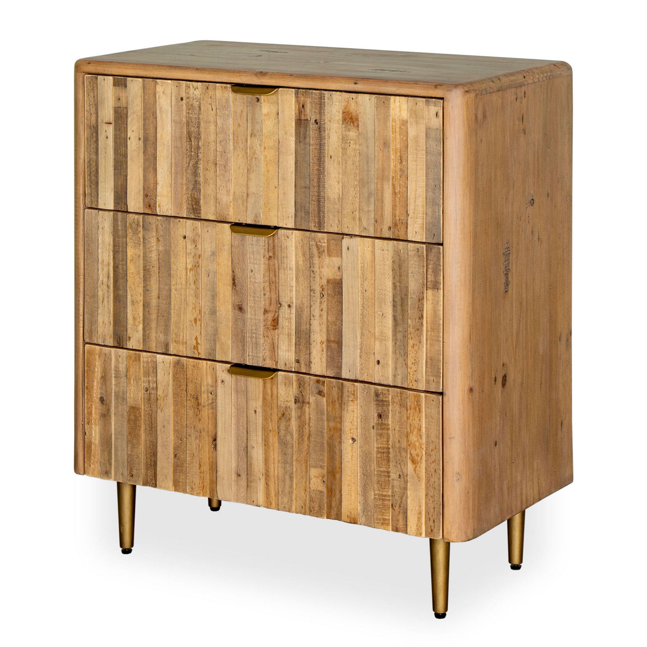 Turin 3-Drawer Chest Brown