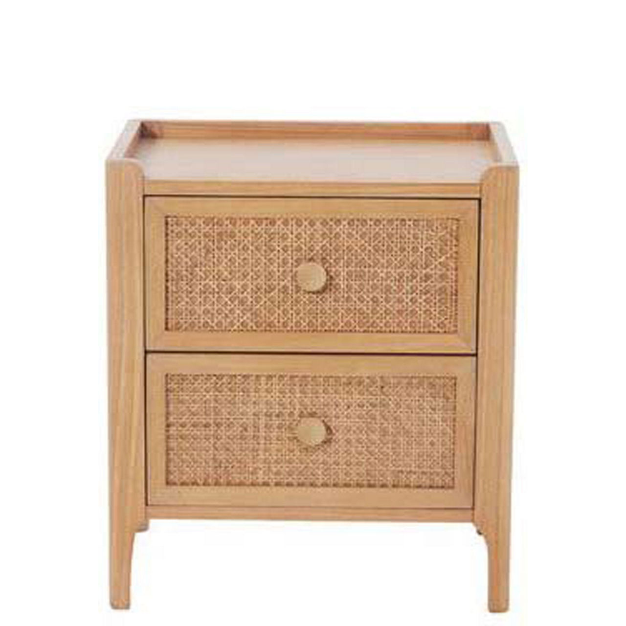 Kawali 2-Drawer Bedside Table