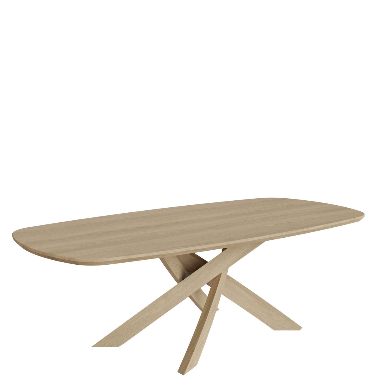 Magnussen Curved Table Bianca Oak