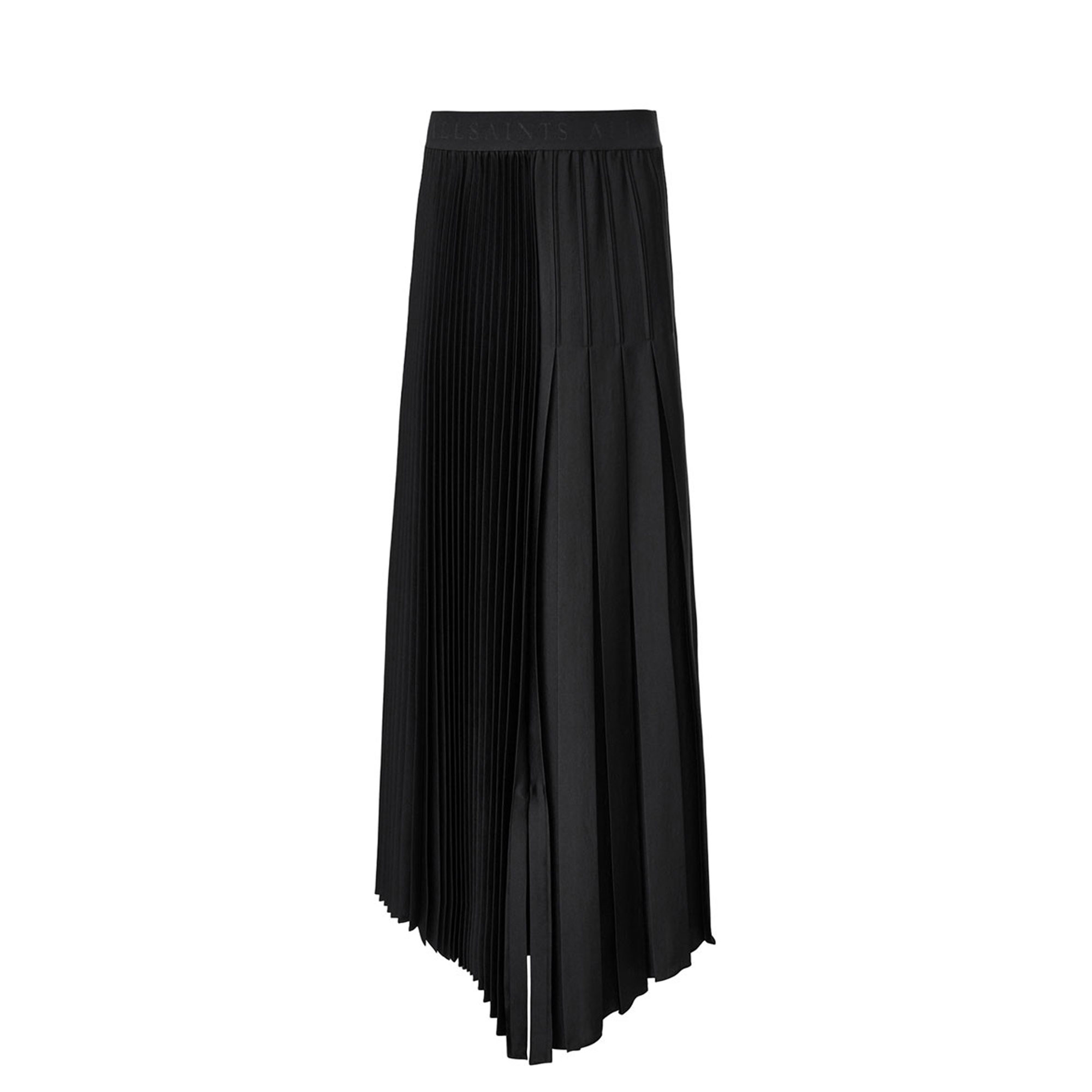 Jax Asymmetric Pleated Skirt