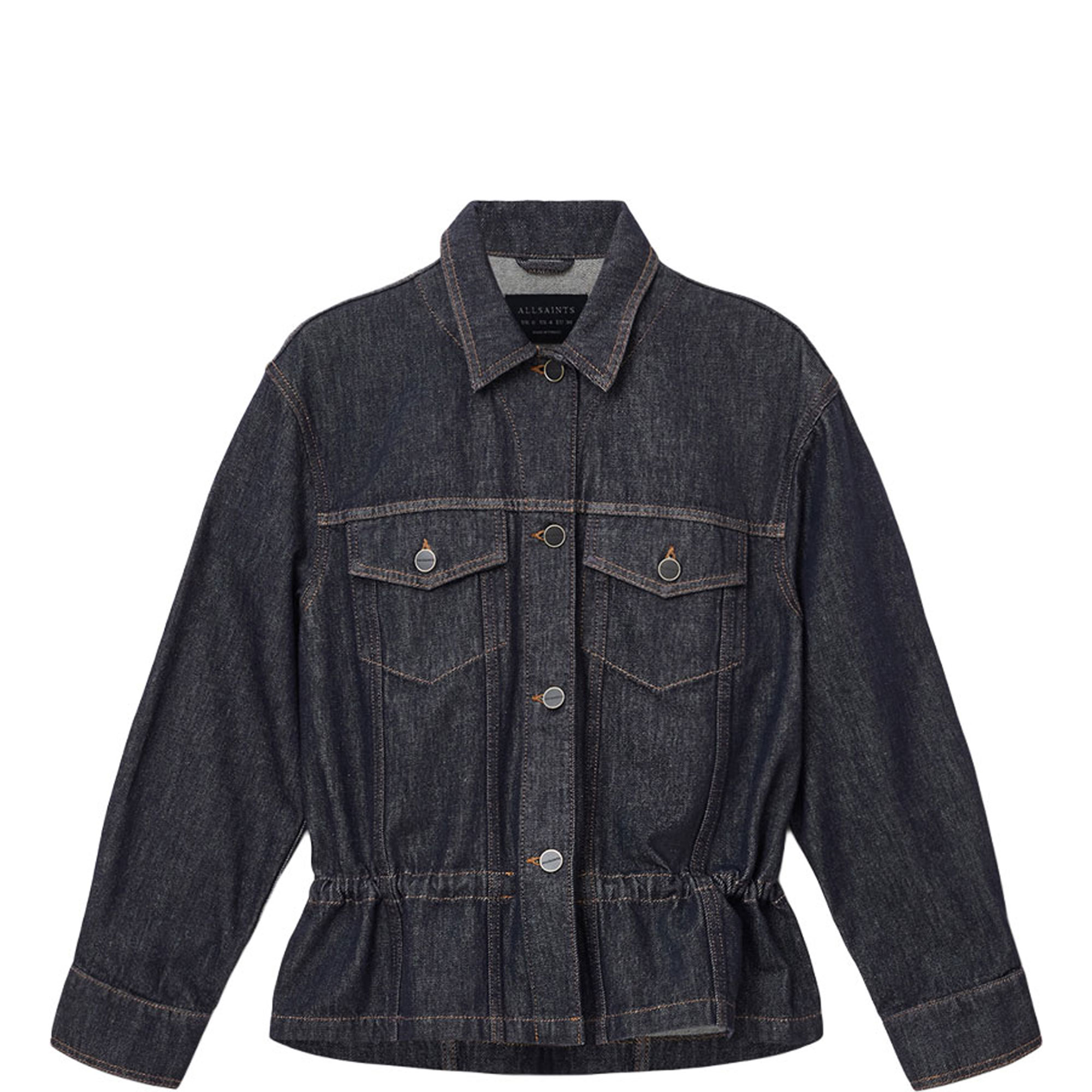 Denby Peplum Trucker Jacket