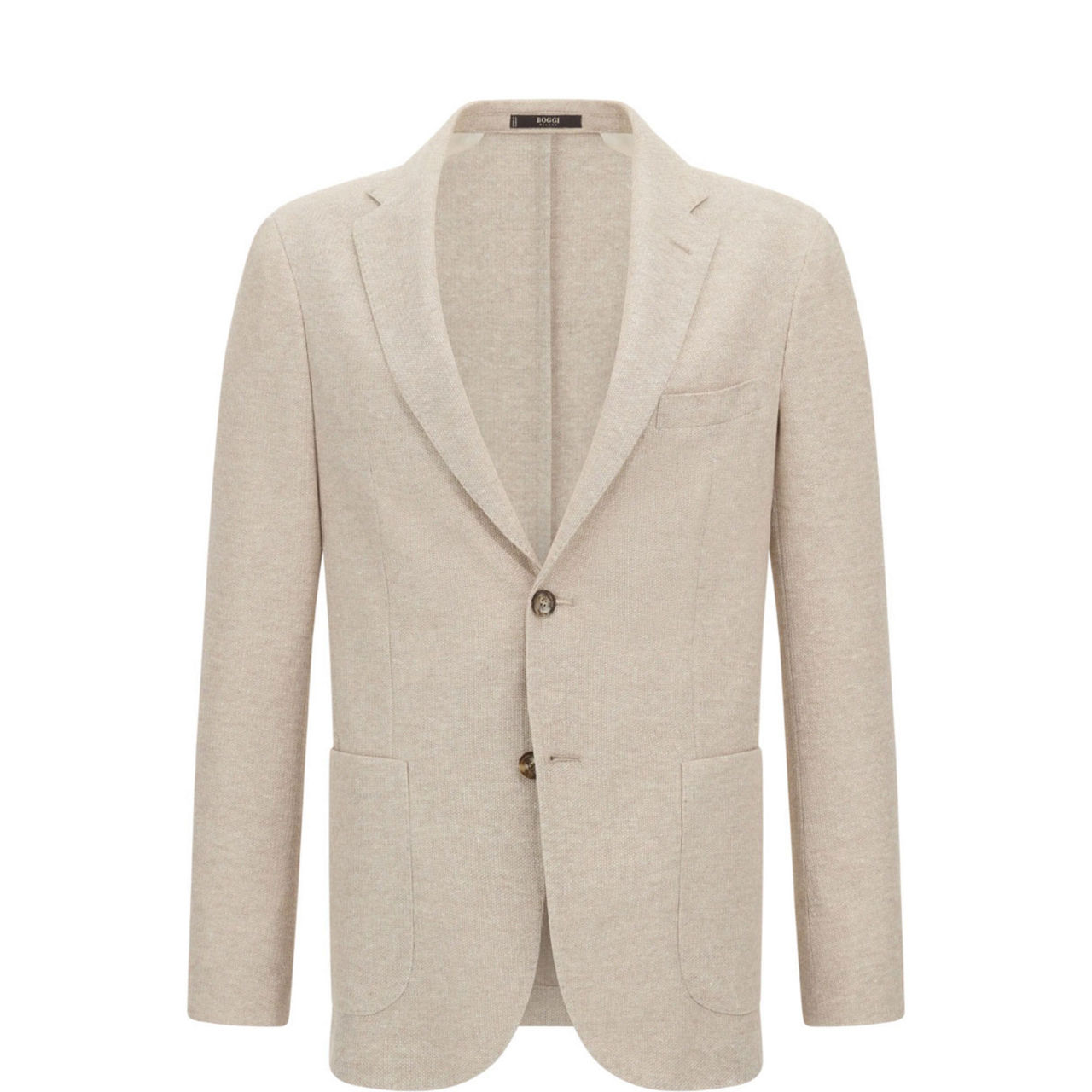 Melange Single-Breasted Blazer