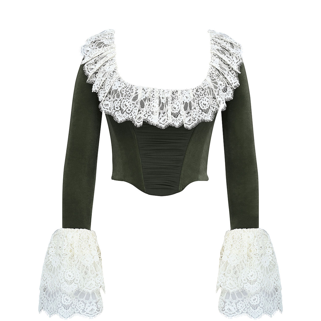 Jacinda Lace-Trim Corset