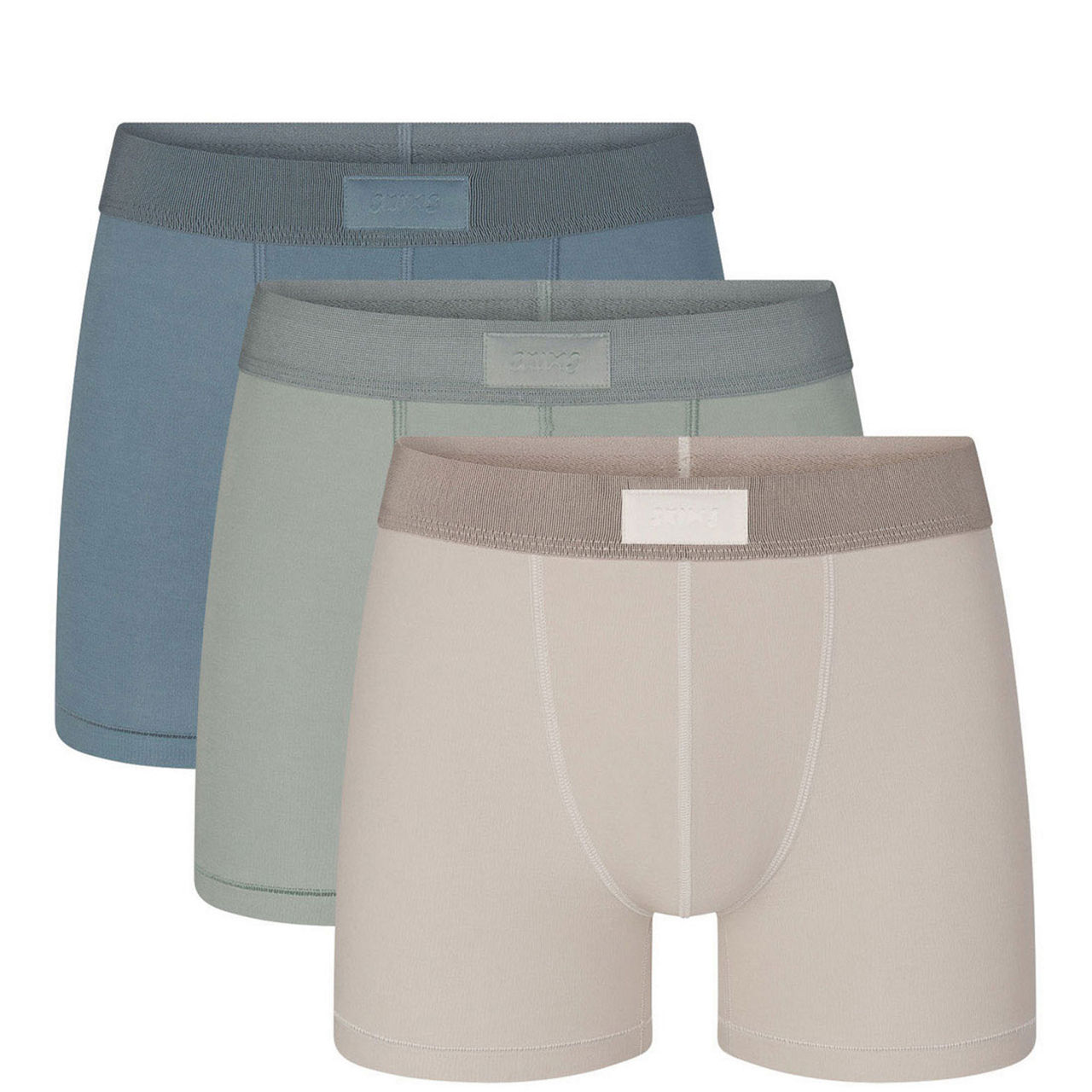 3" Boxer Brief Three-Pack Stone Multi