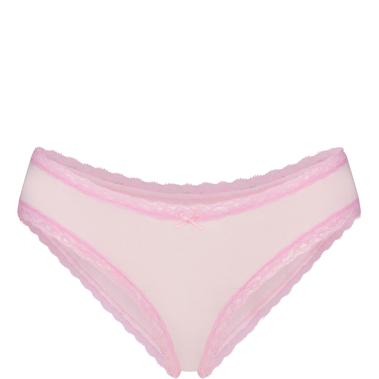 Lace Trim Brief Cherry Blossom Tonal