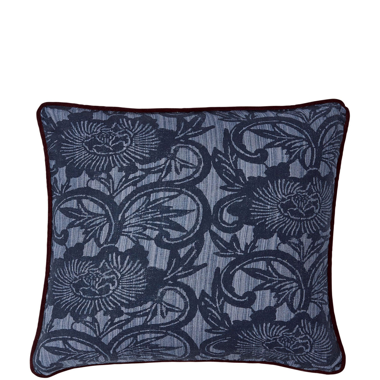 Stafford Cushion Navy/Red