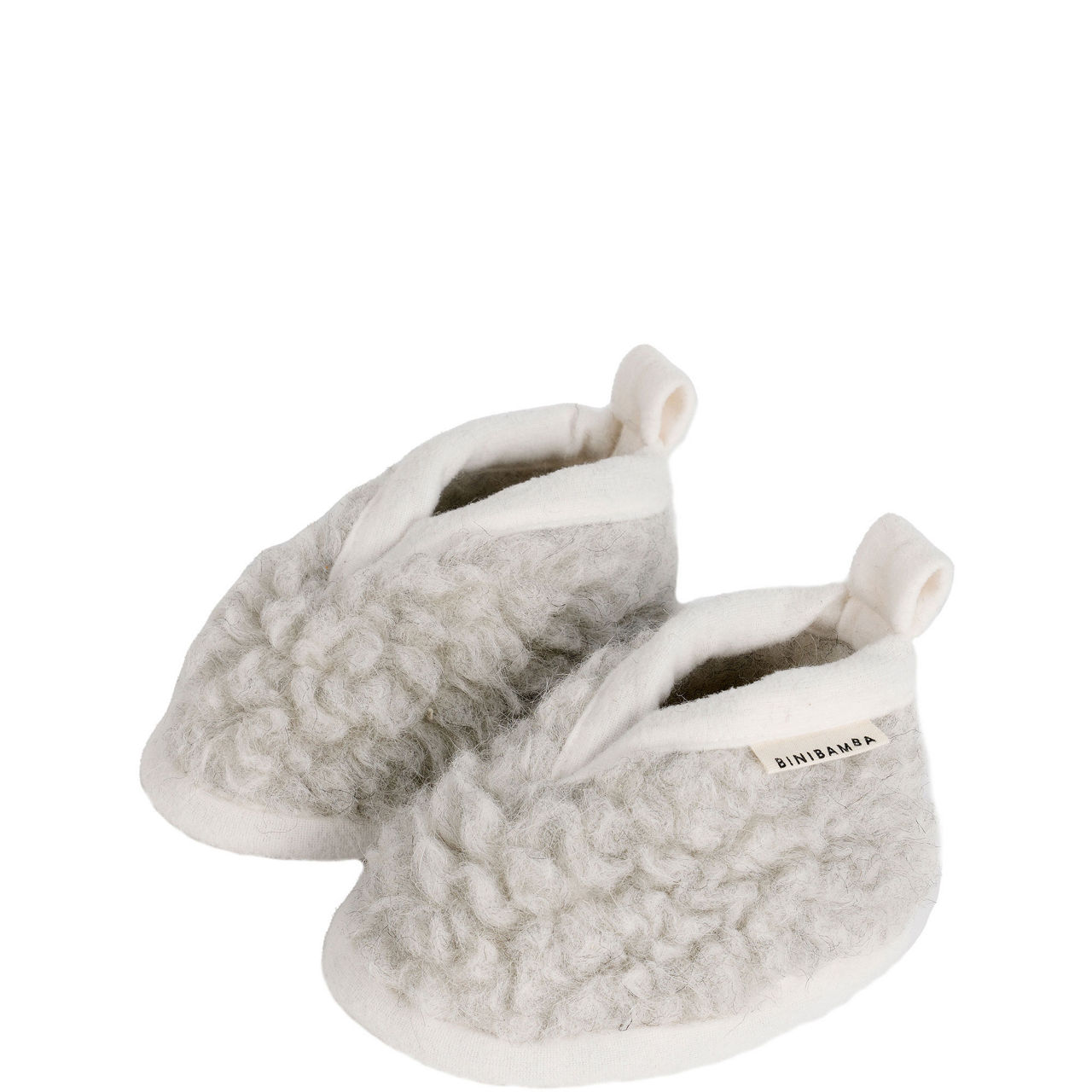 Merino Sheepskin Baby Booties Cloud