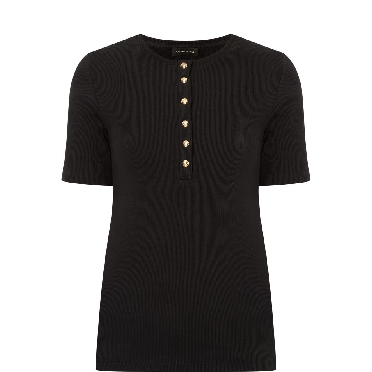 Alessia Half-Buttoned T-Shirt