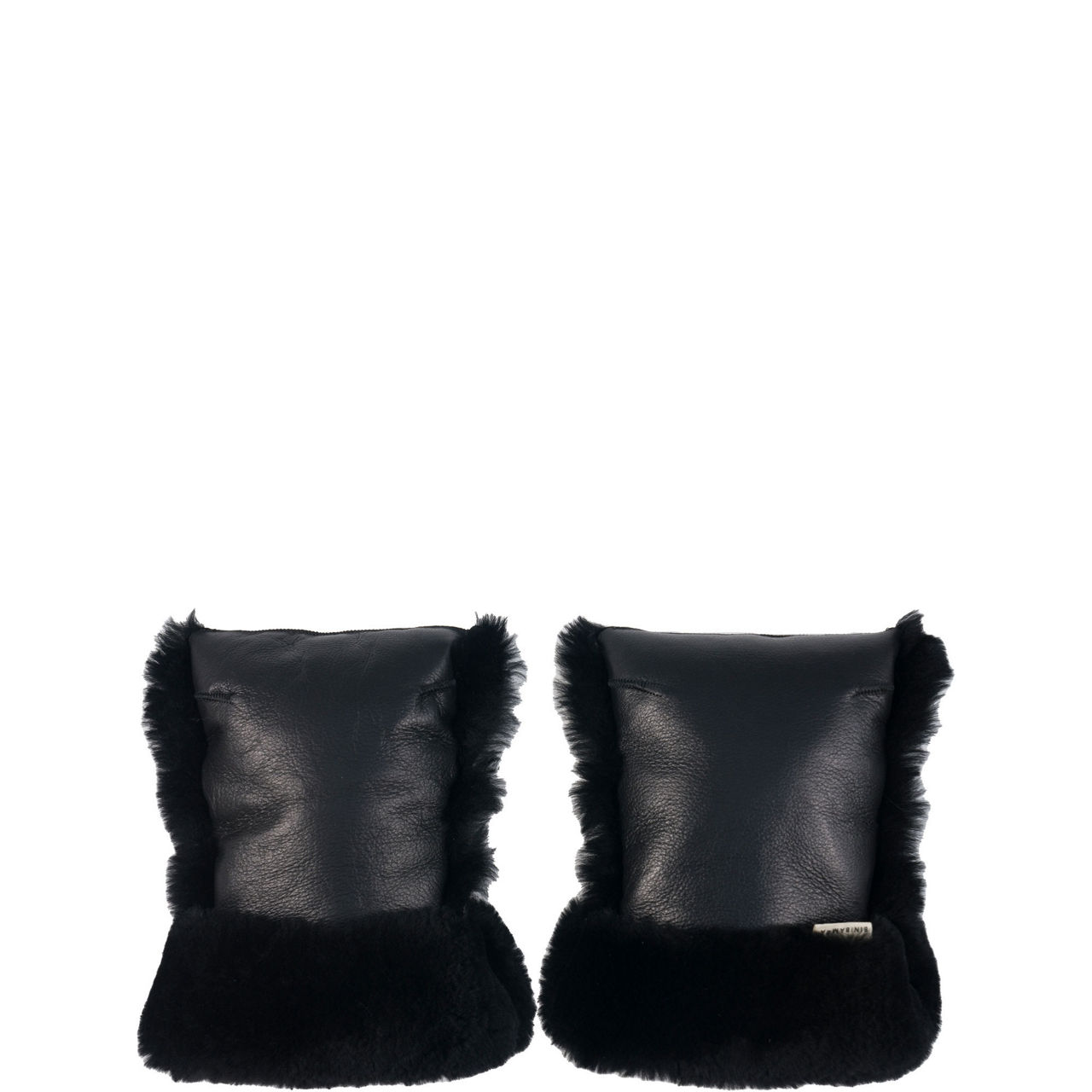 Coated Buggy Mittens Noir & Noir