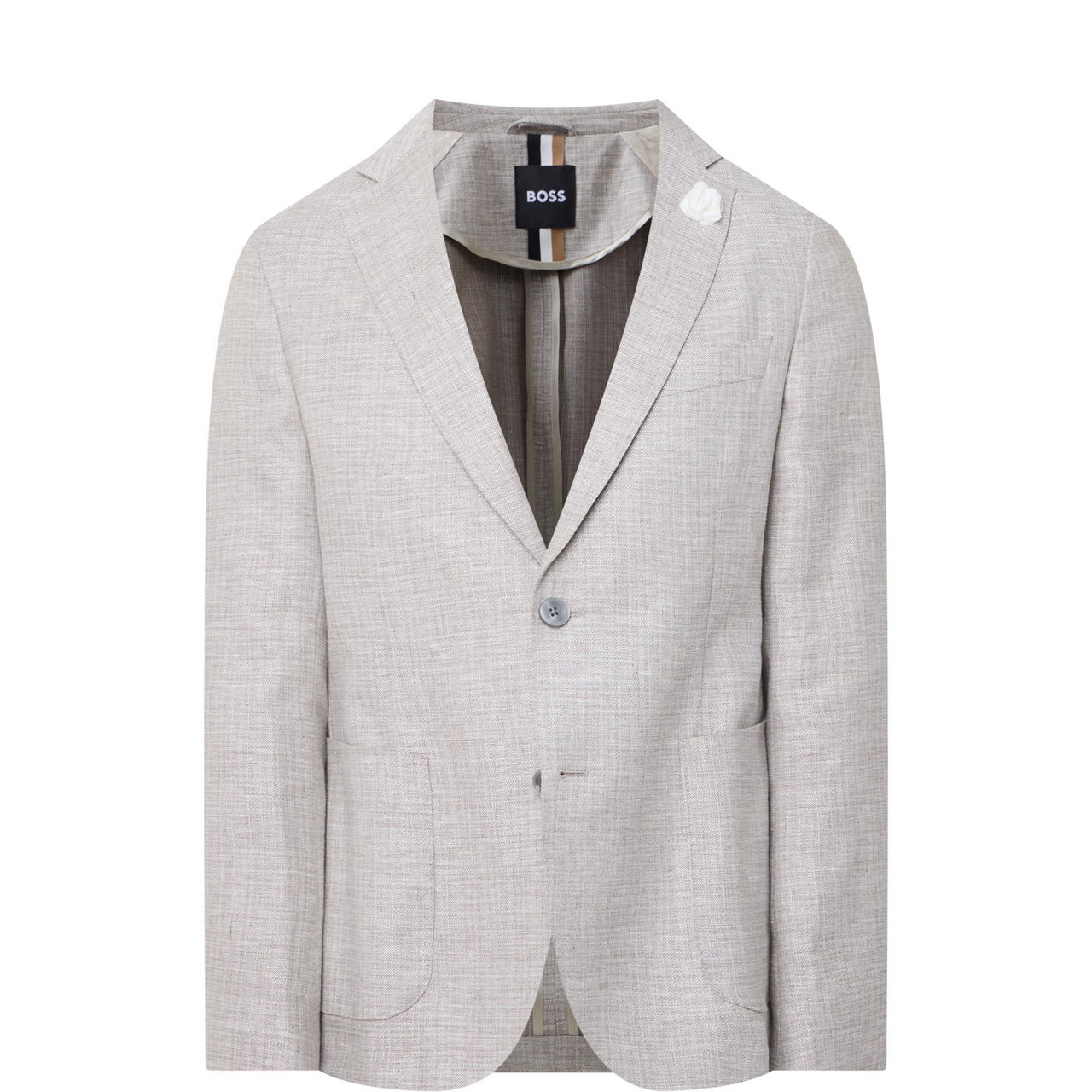 Hanry Micro Check Single-Breasted Jacket