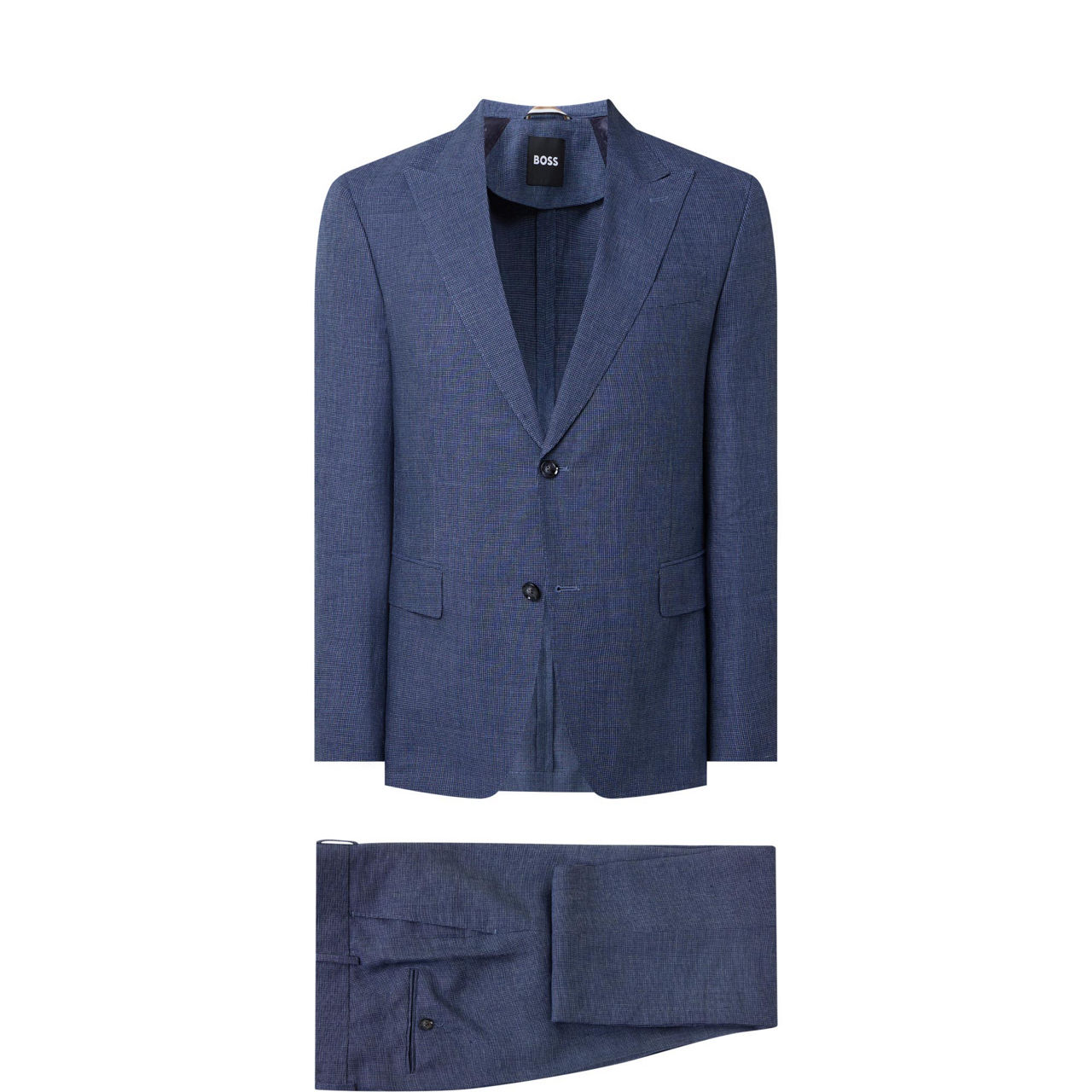 Micro-Patterned Two-Piece Suit