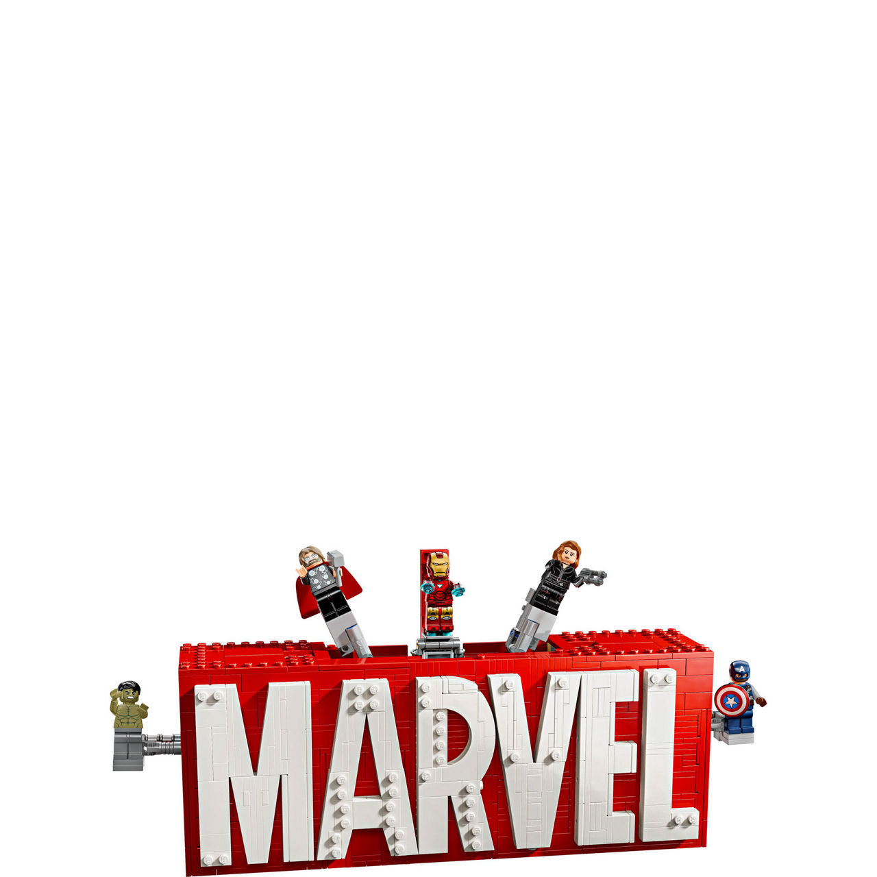 Super Heroes Marvel  Logo & Minifigures