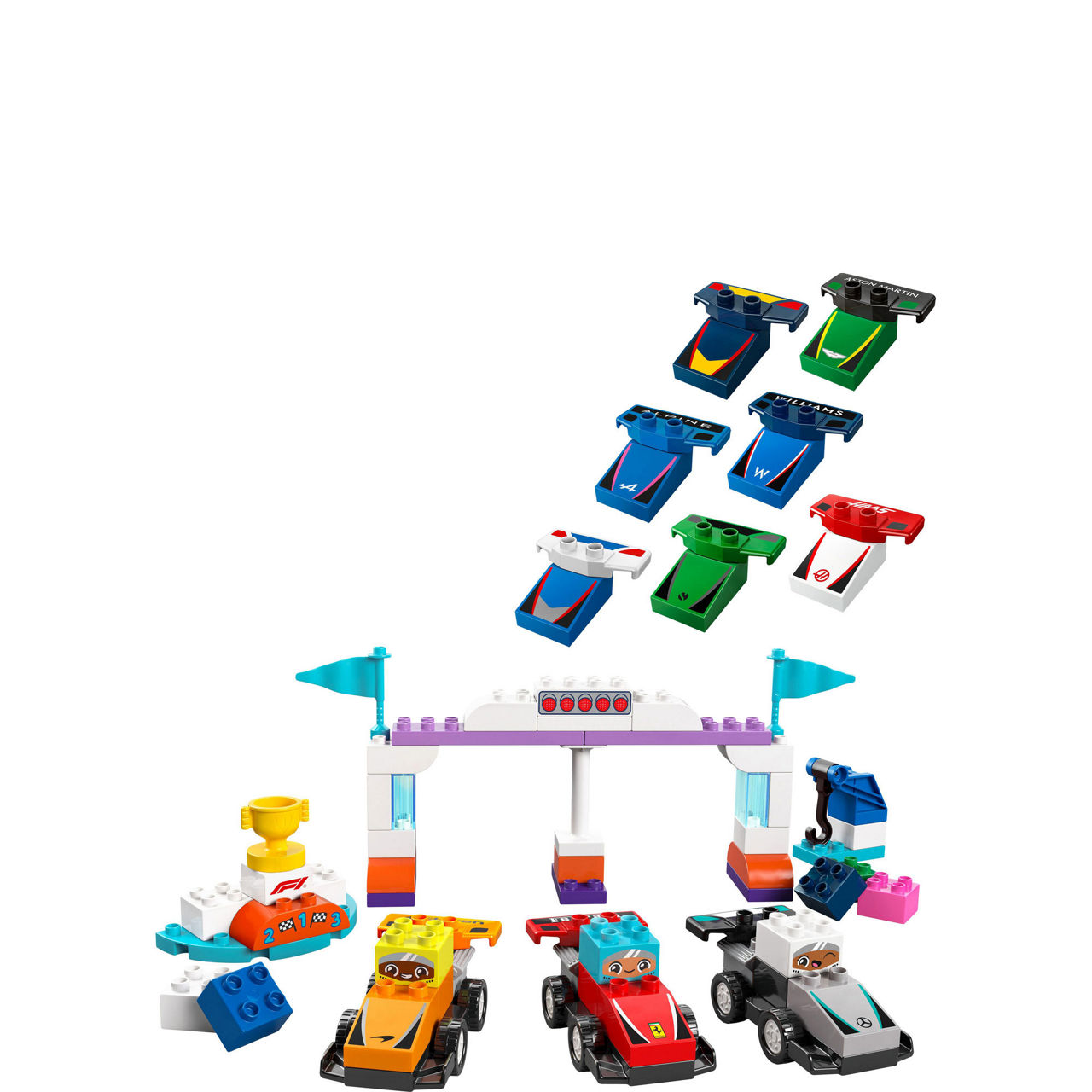 Duplo F1® Team Race Cars & Drivers