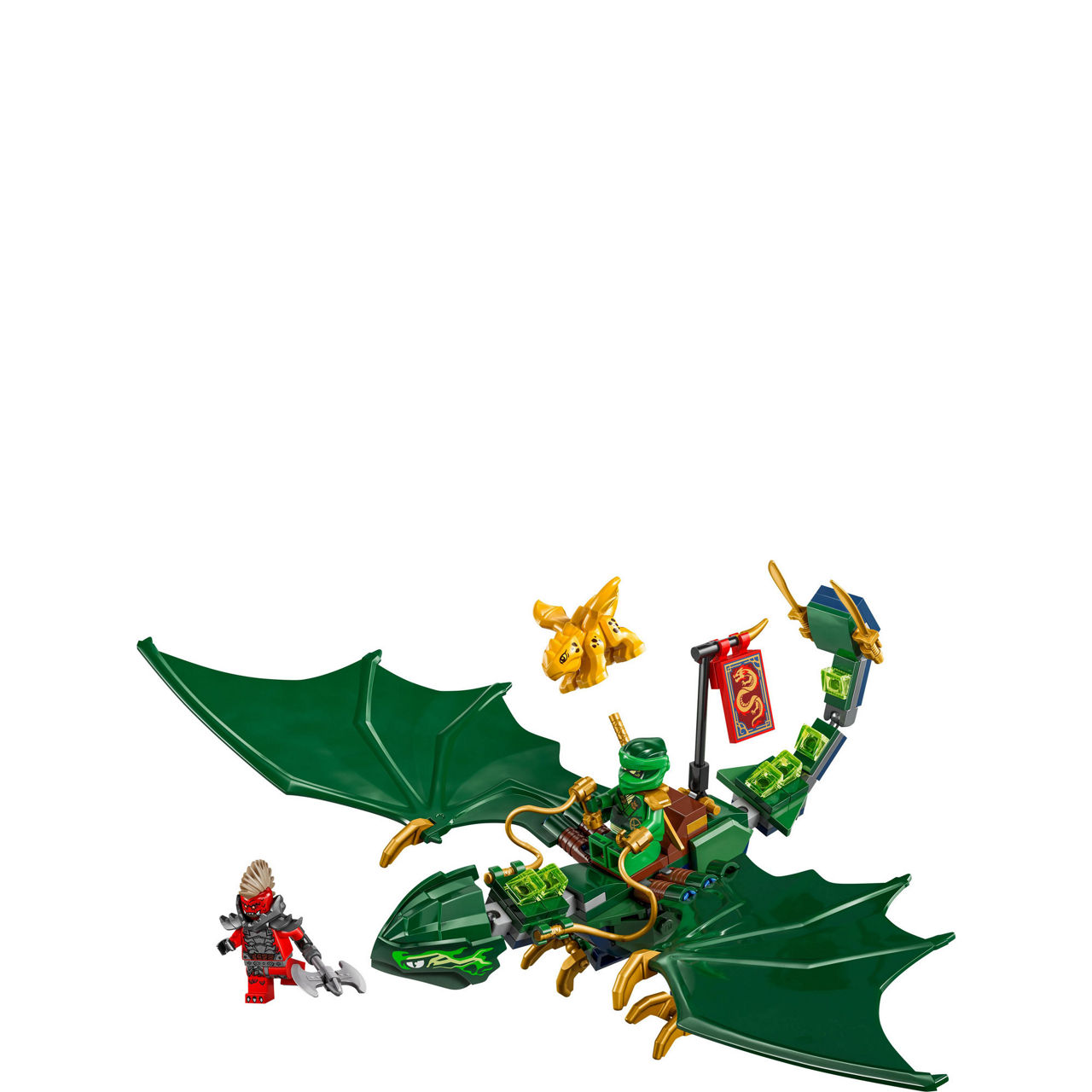 Ninjago Lloyd's Green Forest Dragon
