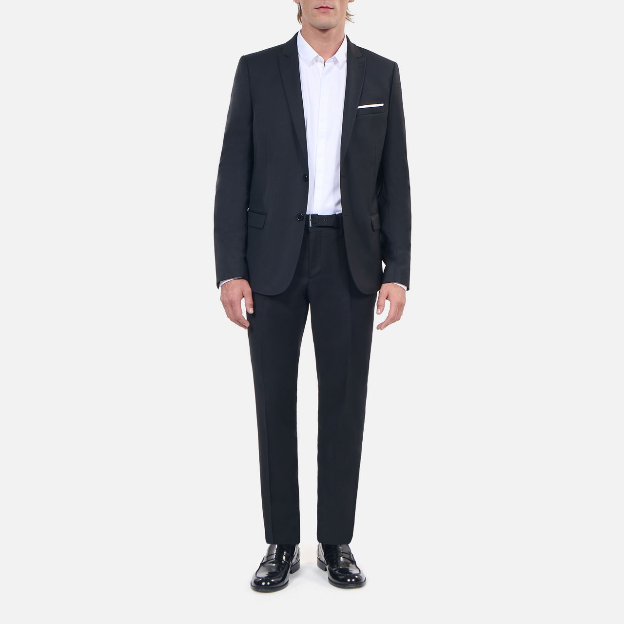 Wool Fitted Suit Trousers Wool Fitted Suit Trousers