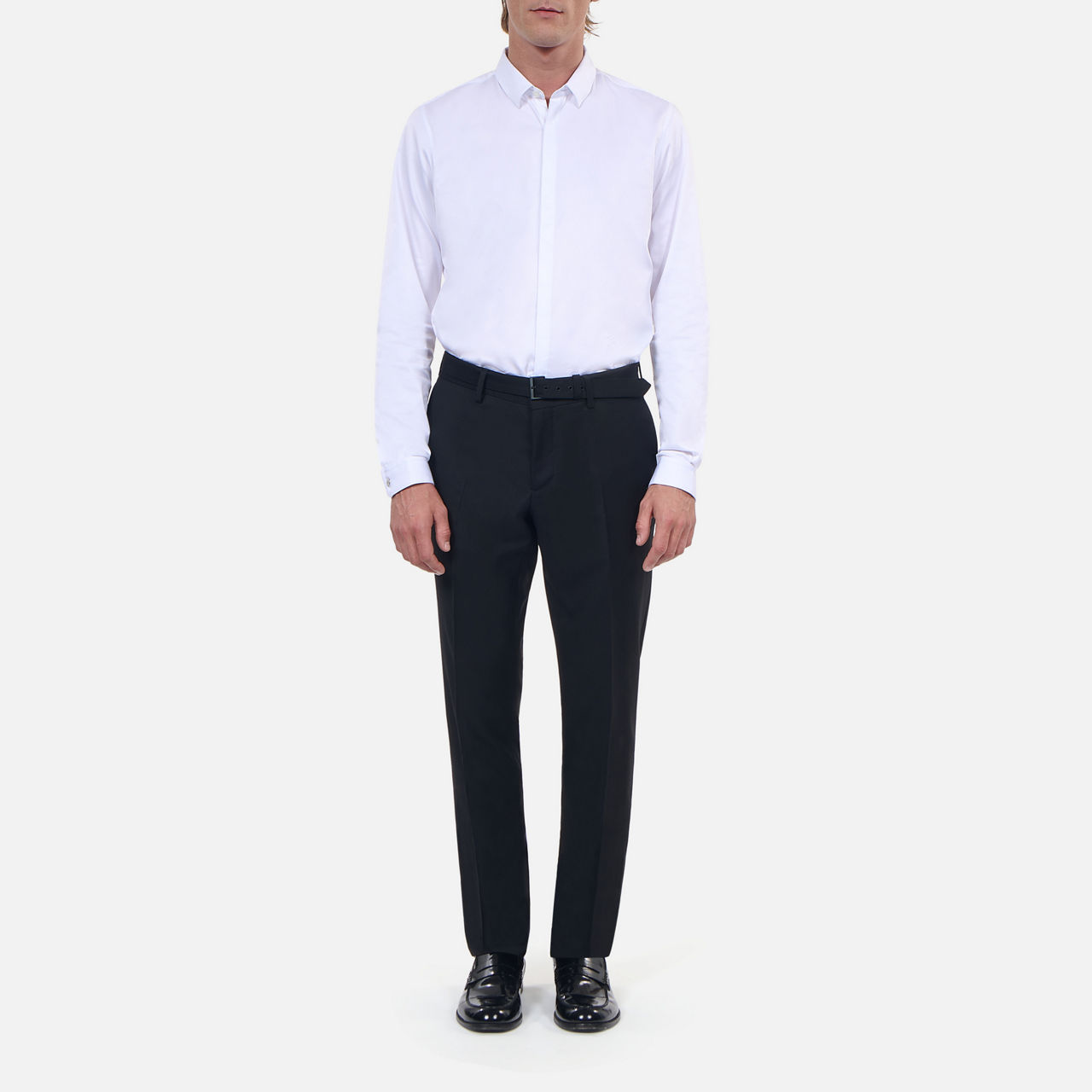 Wool Fitted Suit Trousers Wool Fitted Suit Trousers