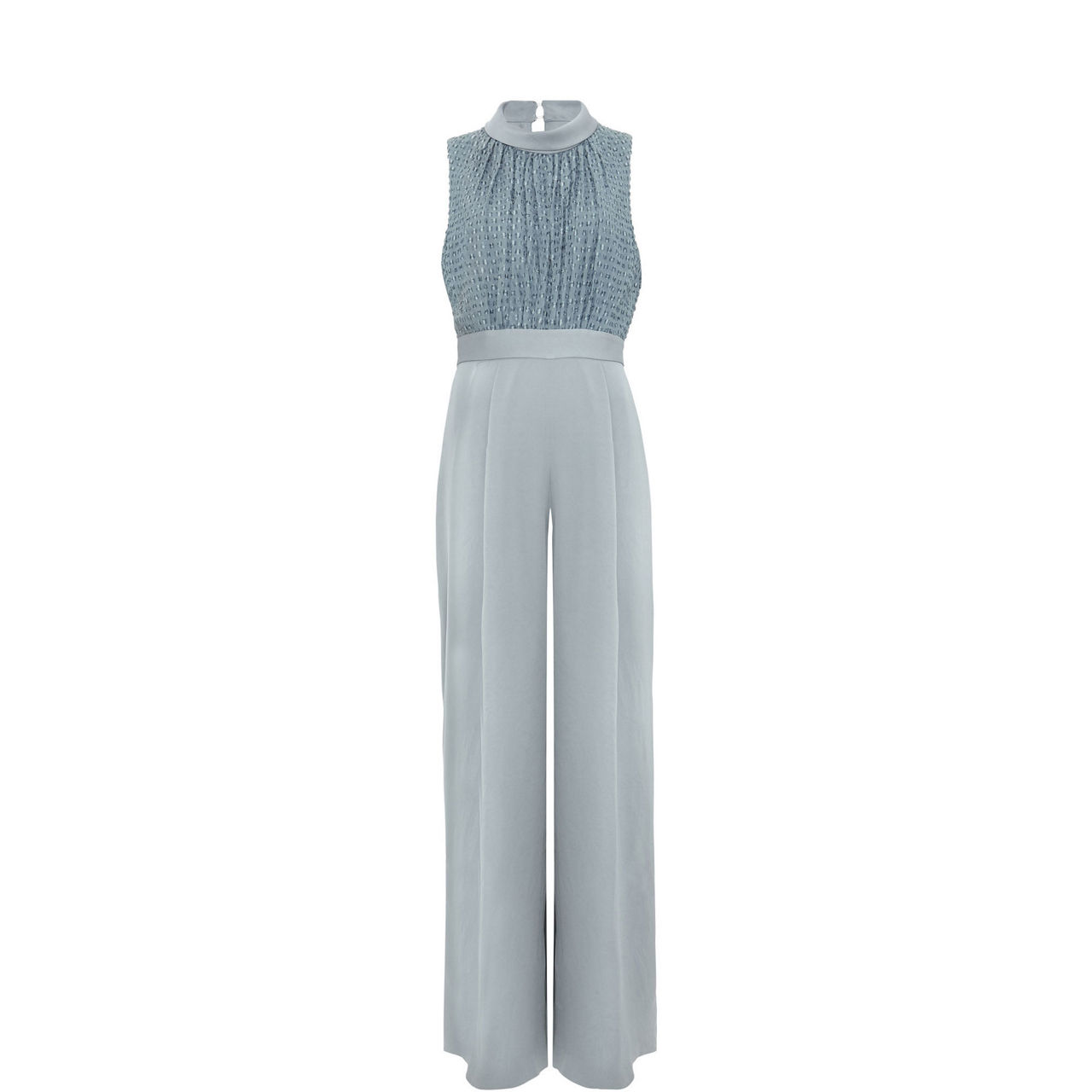 Eliza Textured Wide Leg Jumpsuit