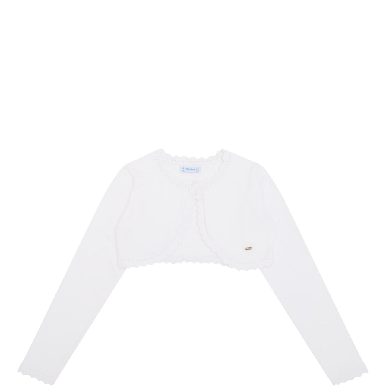 Scalloped Edge Knitted Bolero