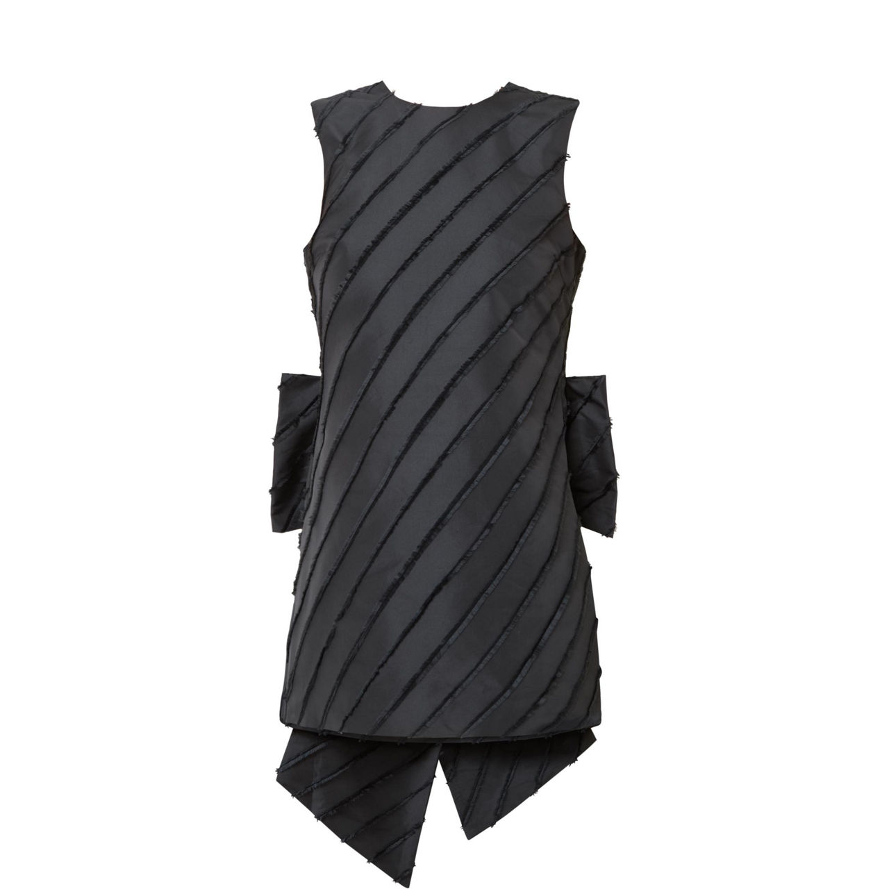 Oversized Bow Mini Shift Dress