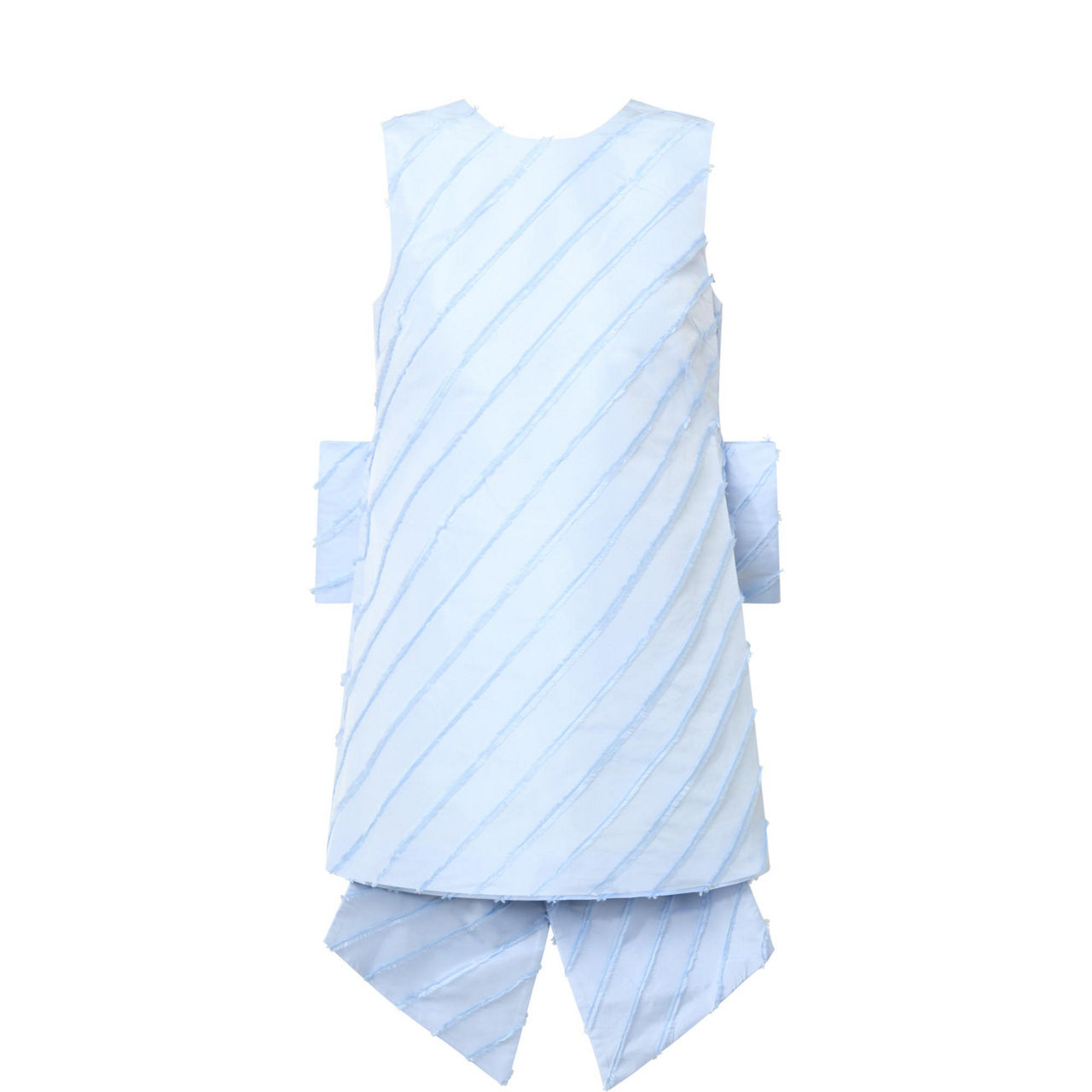 Oversized Bow Mini Shift Dress