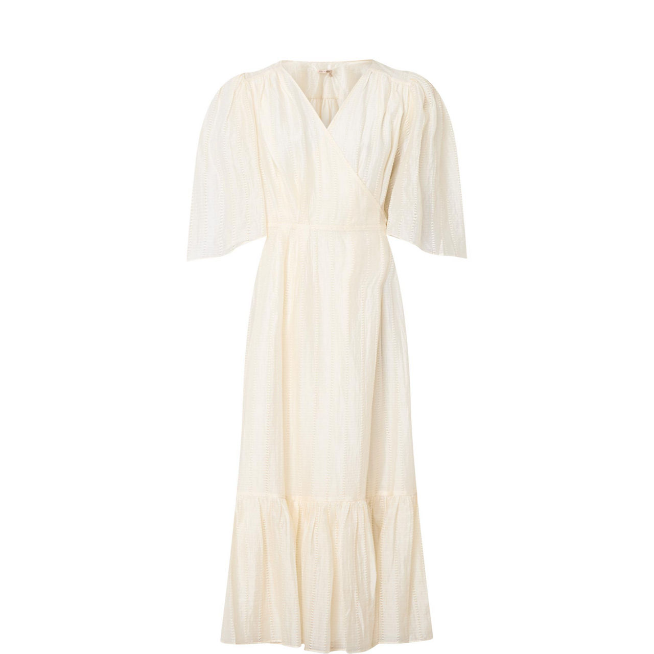 Pointelle Wrap Dress