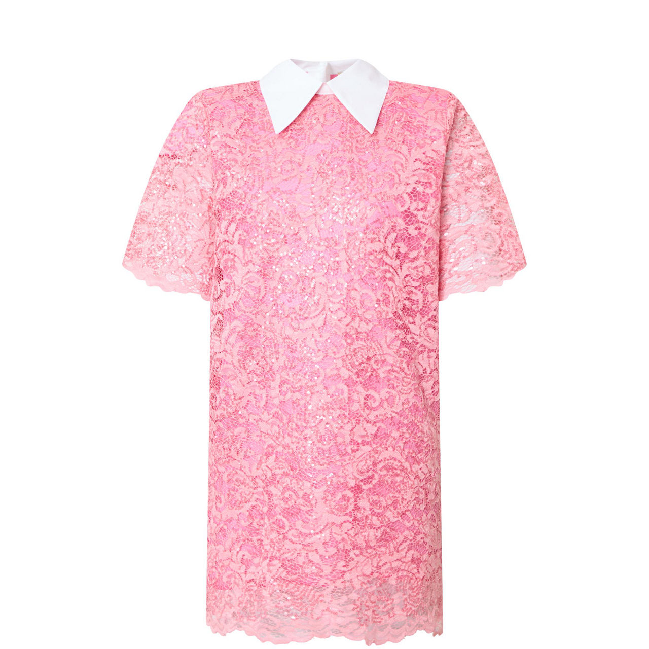 Sequin Mini Shirt Dress