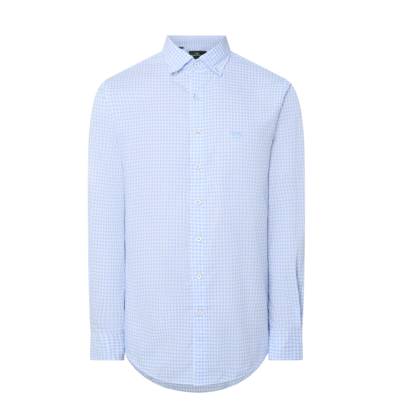 Embroidered Logo Check Oxford Shirt
