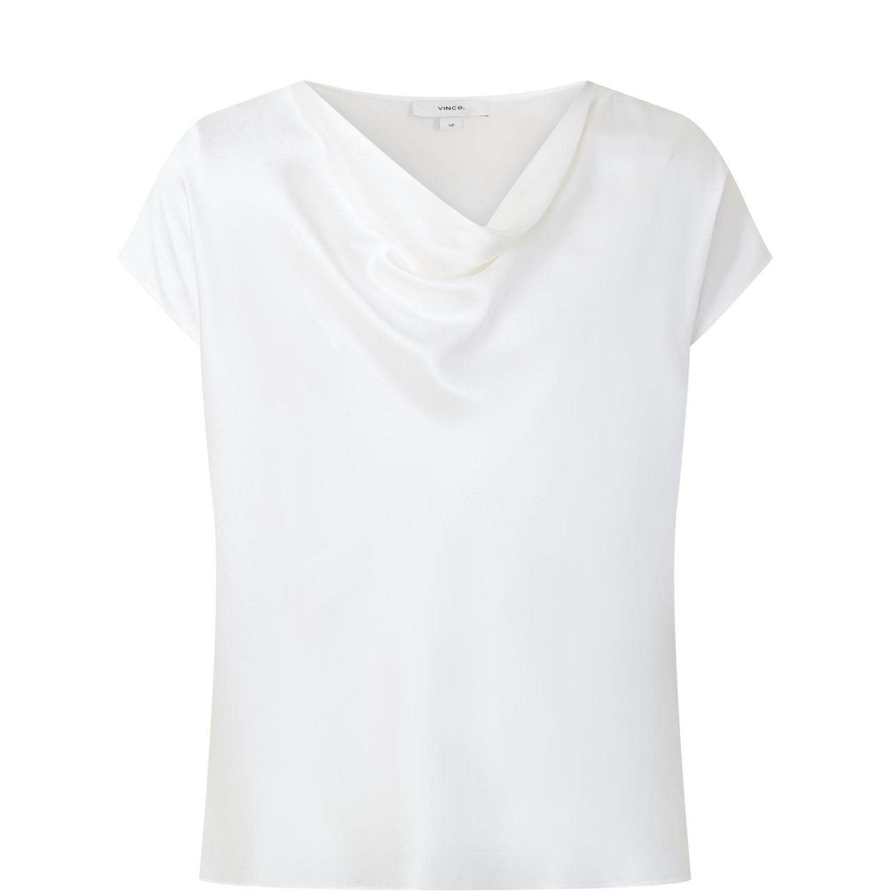 Draped Silk Blouse
