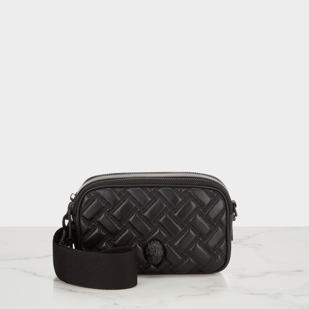 Dual Zip Camera Crossbody Bag