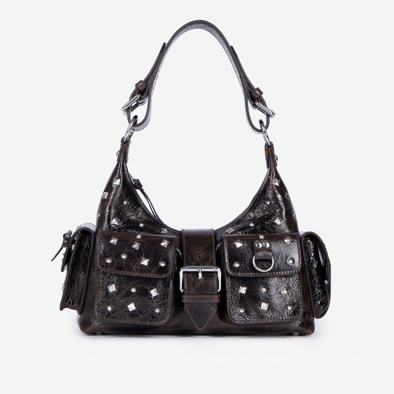Amelia Stud Embellished Shoulder Bag