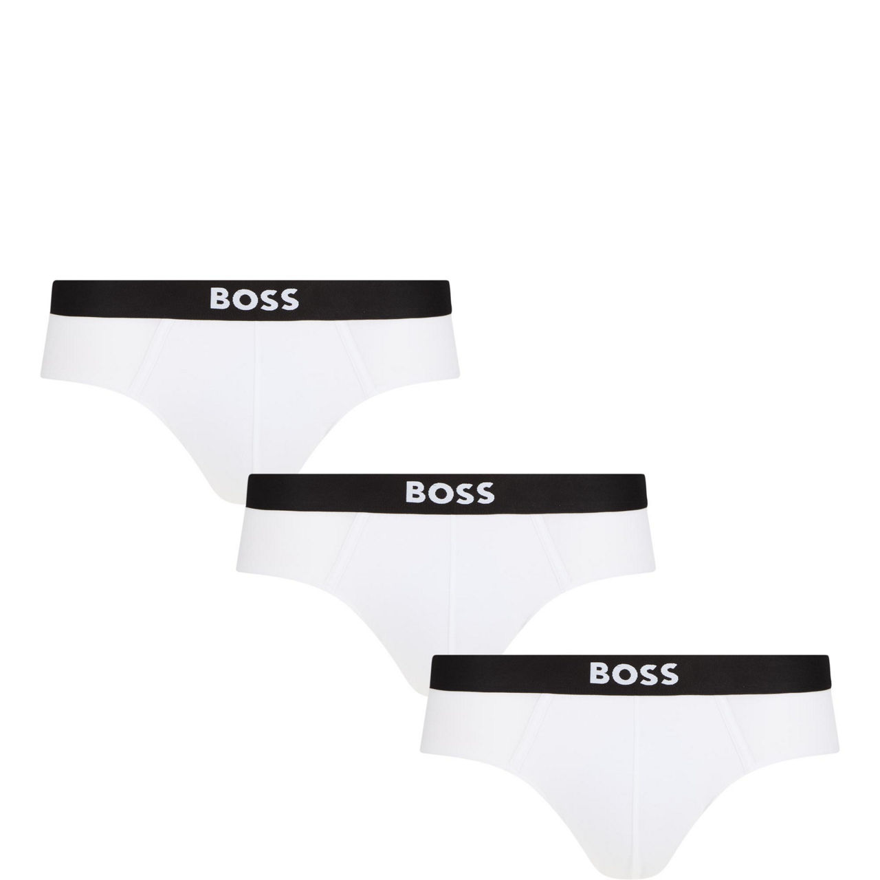 Three-Pack Boss One Logo Briefs