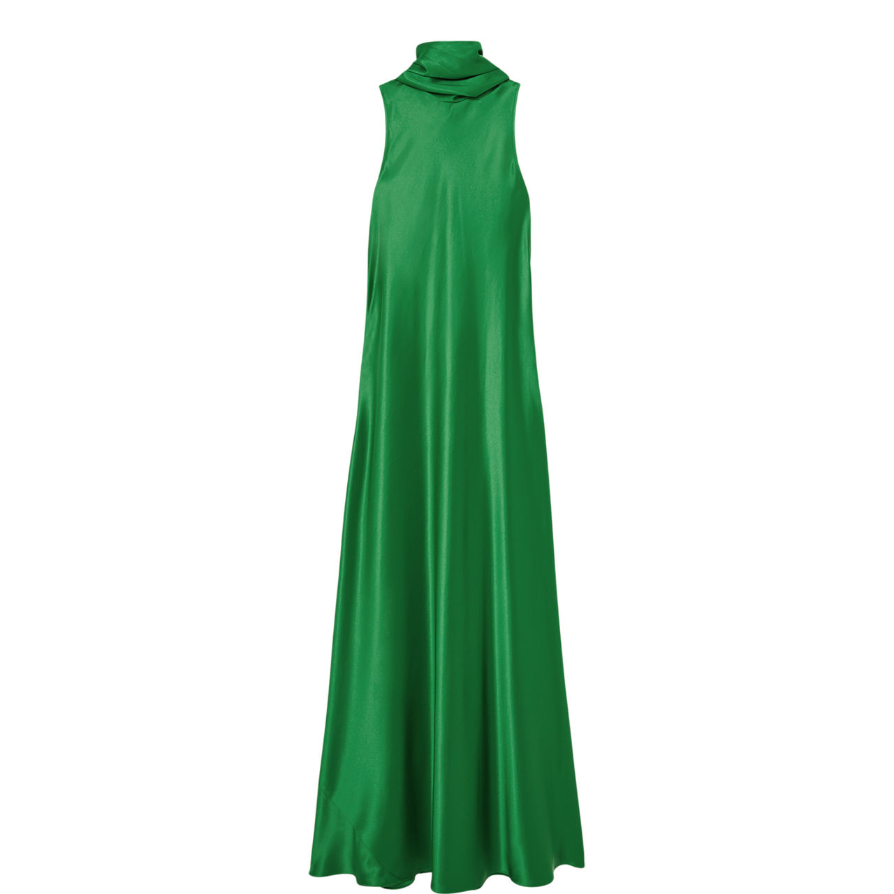 Fae Satin Cape Dress