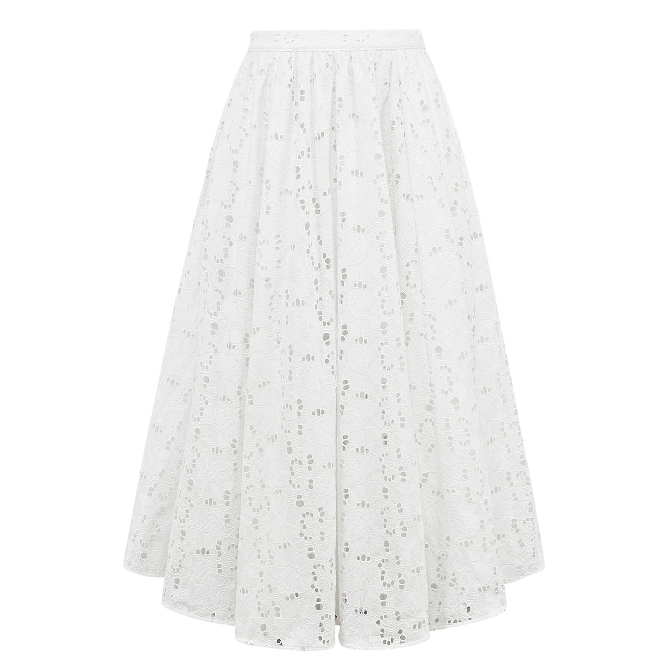WEEKEND MAX MARA [フィスキオ]cottonlinen denim skirt FISCHIO Linen and cotton denim skirt, navy | 