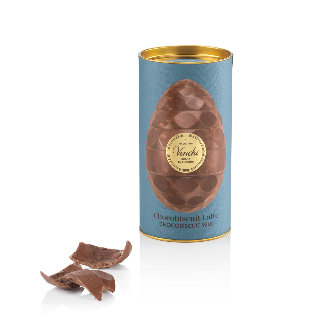 Milk Chocolate Egg & Biscuits Tin 150g
