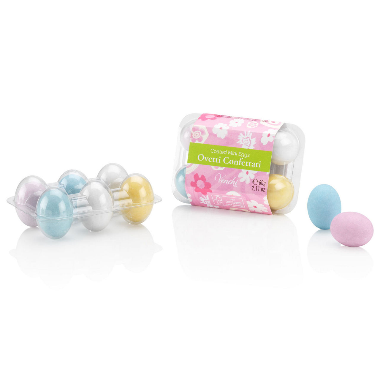 Milk Cream Mini Chocolate Eggs in Egg Holder 65g