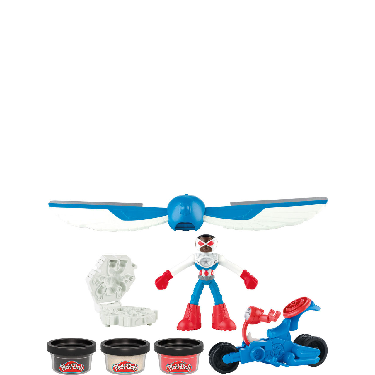 Marvel Captain America Moto-Slicer Playset