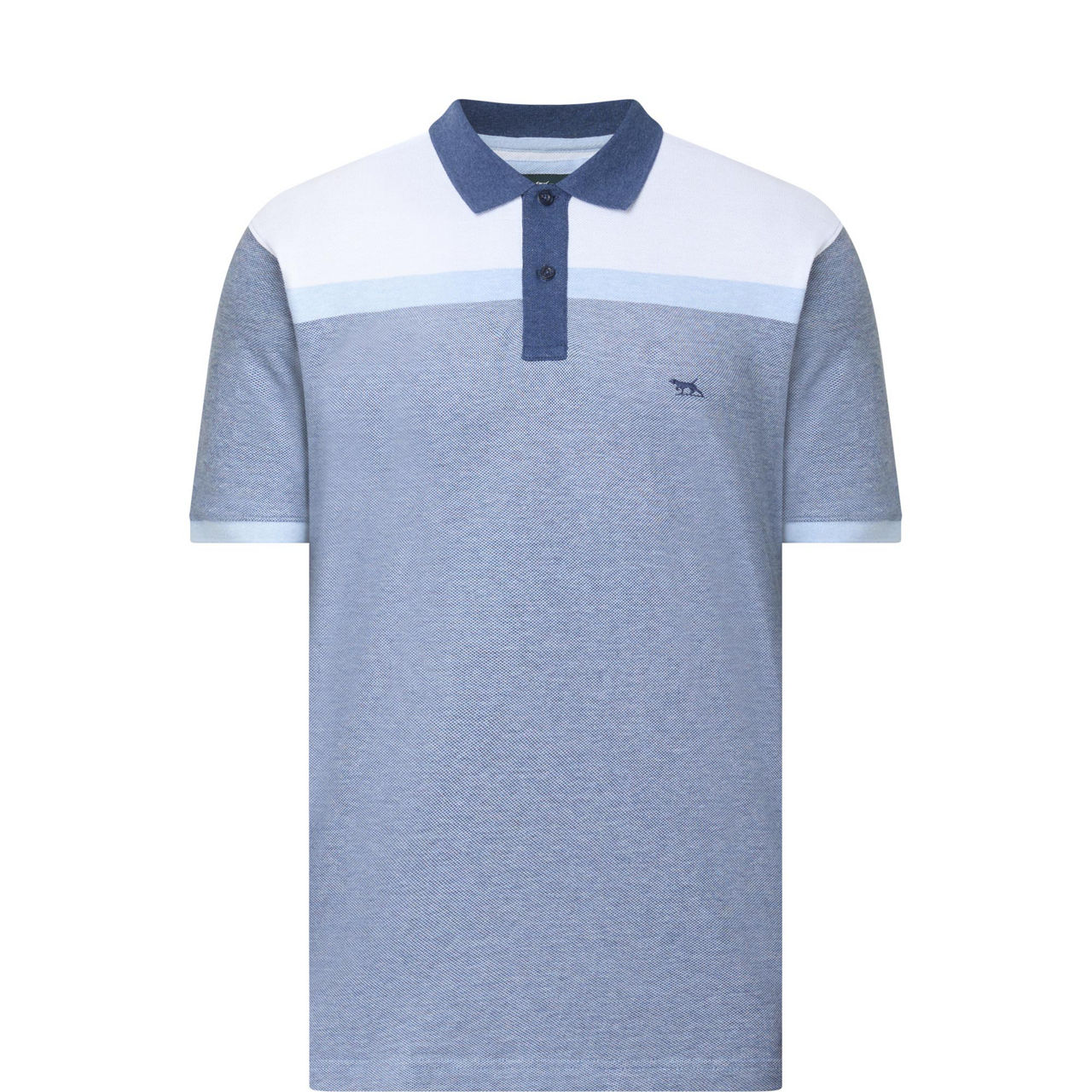 Whitby Colourblock Logo Polo Shirt