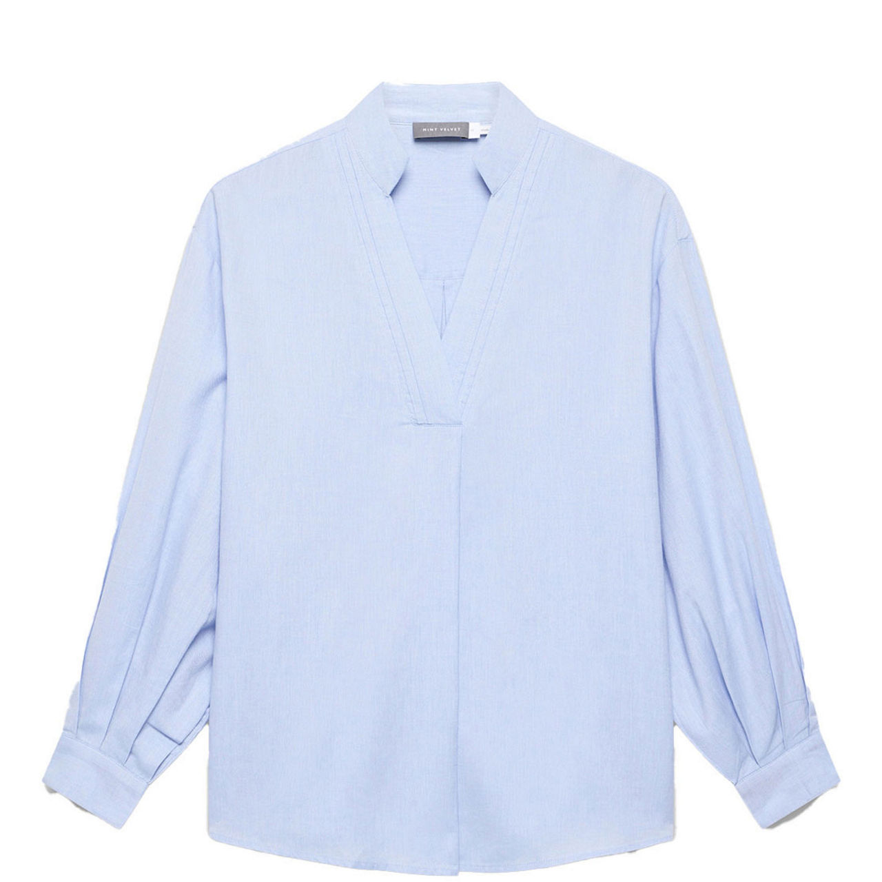 Blue Chambray Blouse