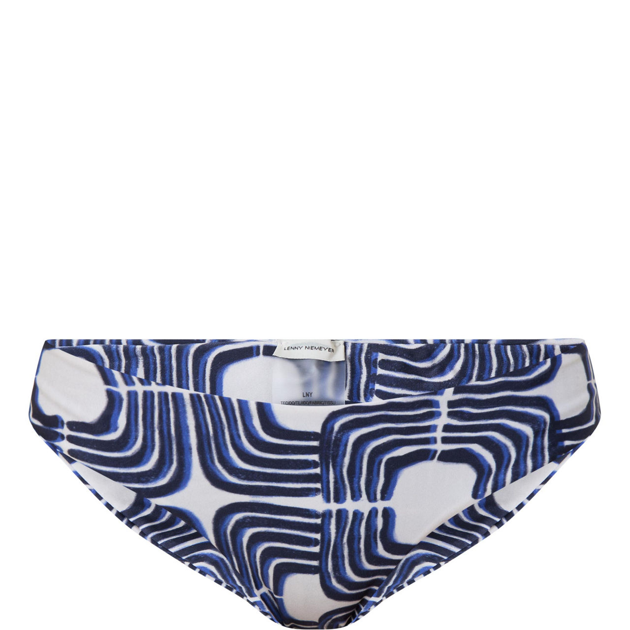 Bandeau Abstract Print Bikini Bottoms