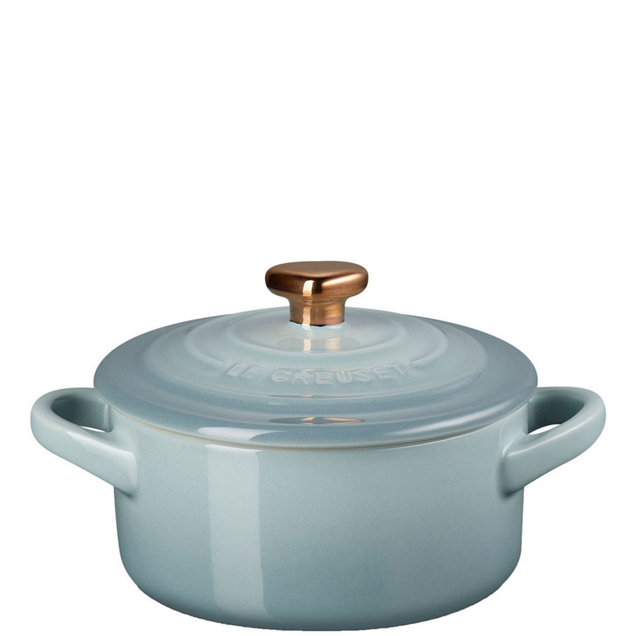 Stoneware Petite Round Casserole with Heart Knob 0.25L