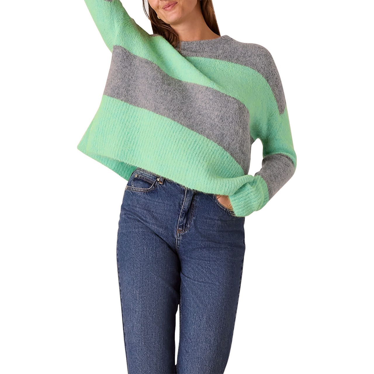 Striped Knitted Sweater Striped Knitted Sweater