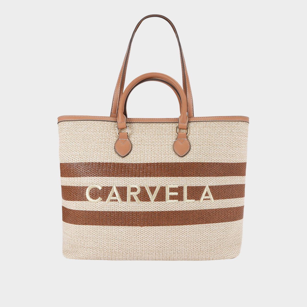 Sorrento Striped Shopper Tote Bag
