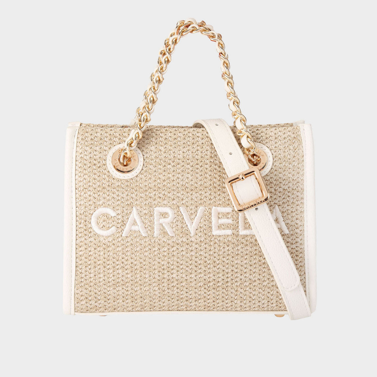 Sorrento Micro Raffia Tote Bag