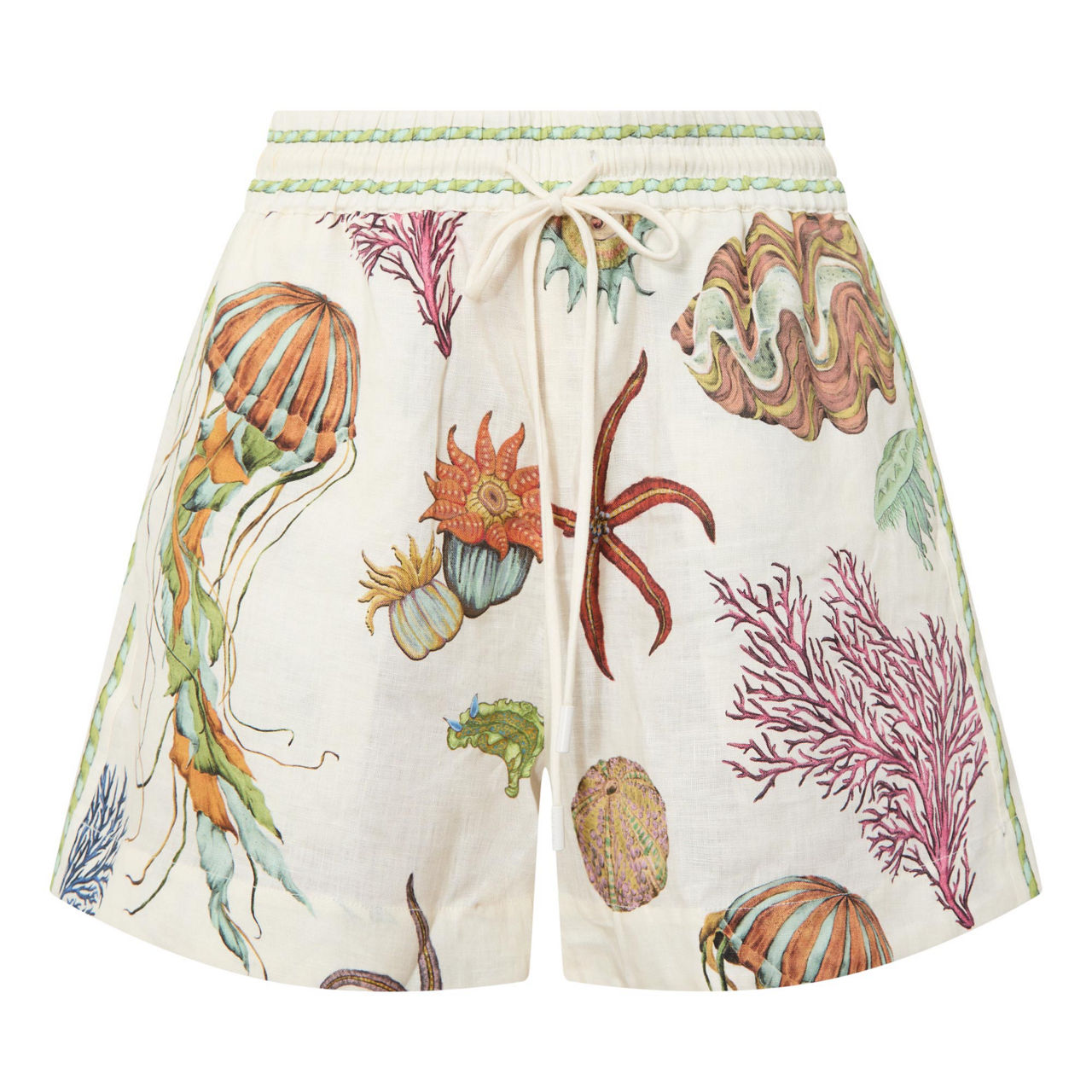 Shell Fish Drawstring Shorts Shell Fish Drawstring Shorts