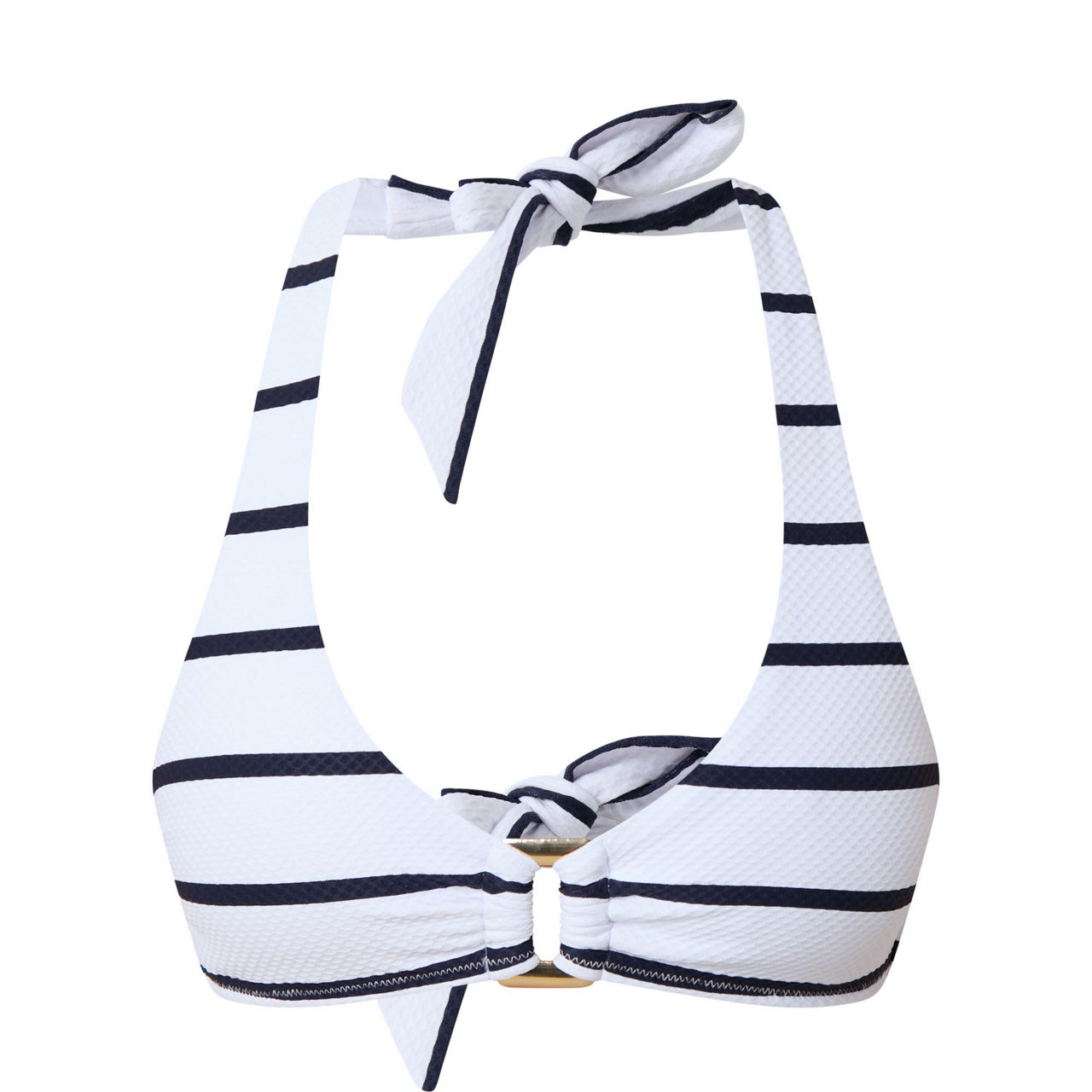 Nautical Stripe Bikini Top
